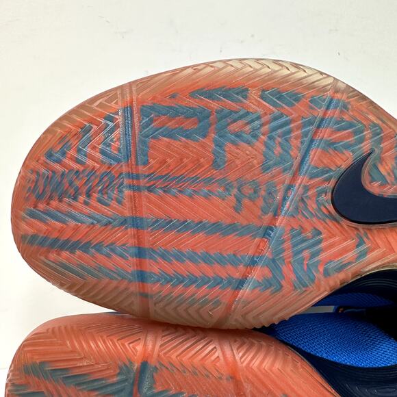 NWOT Nike Zoom Hyperenforcer PE Russell Westbrook OKC Thunder Blue Orange 11 - Picture 14 of 15